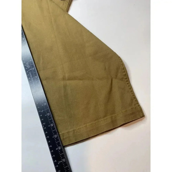 Cabi Discovery Tan Belted High Rise Stretch Trouser Crop Pants 5693 Womens 12 - Picture 7 of 9